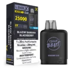Flavour Beast Level X Boost 25k Pods - Blazing Banana Blackberry