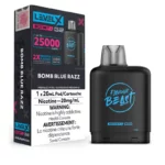 Flavour Beast Level X Boost 25k Pods - Bomb Blue Razz