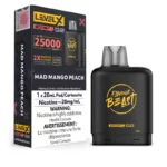 Flavour Beast Level X Boost 25k Pods - Mad Mango Peach