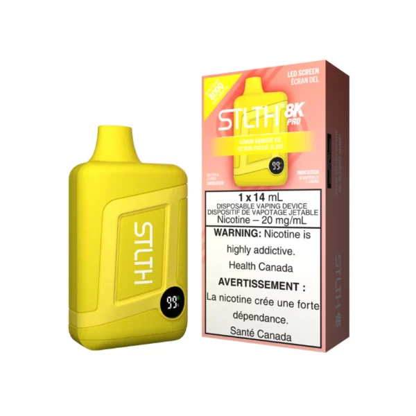 Stlth 8K Pro Disposable Vape - Lemon Squeeze Ice