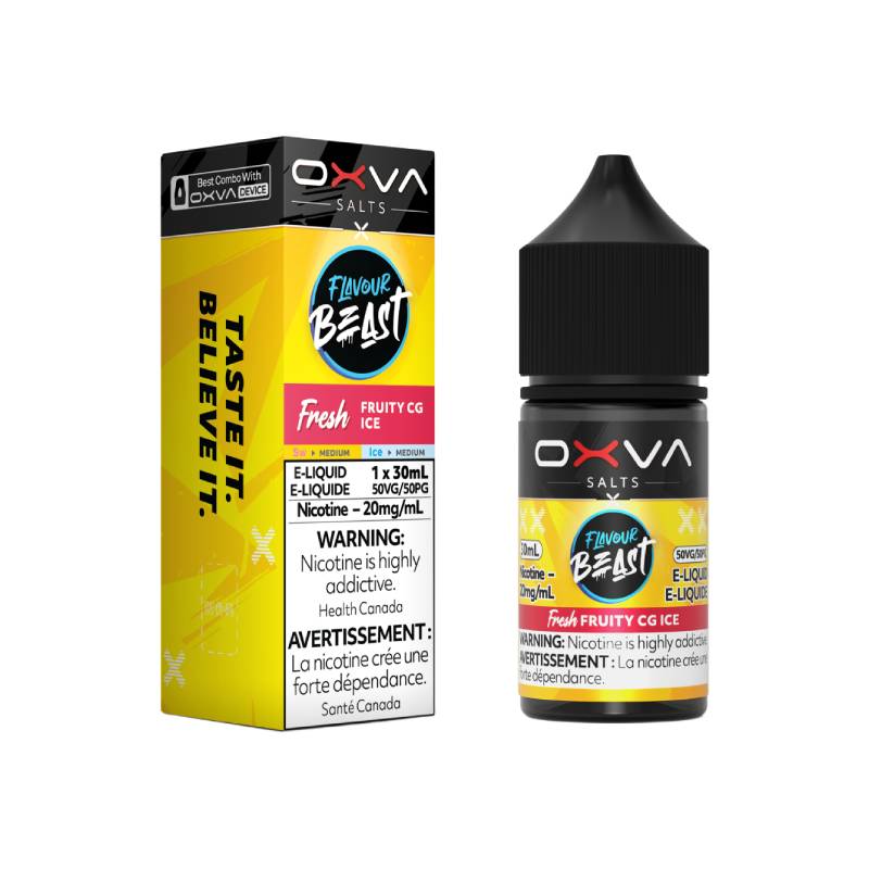 OXVA x Flavour Beast Salt Nic - Fresh Fruity CG Ice - 20mg/mL
