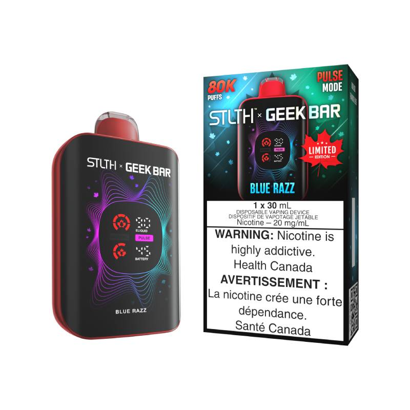 STLTH x GeekBar 80K Disposable Vape - Limited Edition Blue Razz - 20mg/mL
